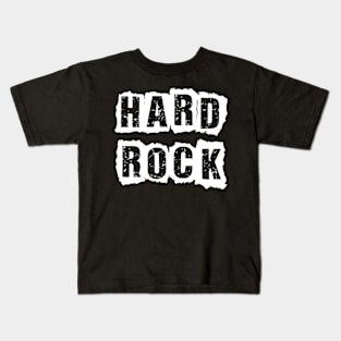 hard rock text design Kids T-Shirt